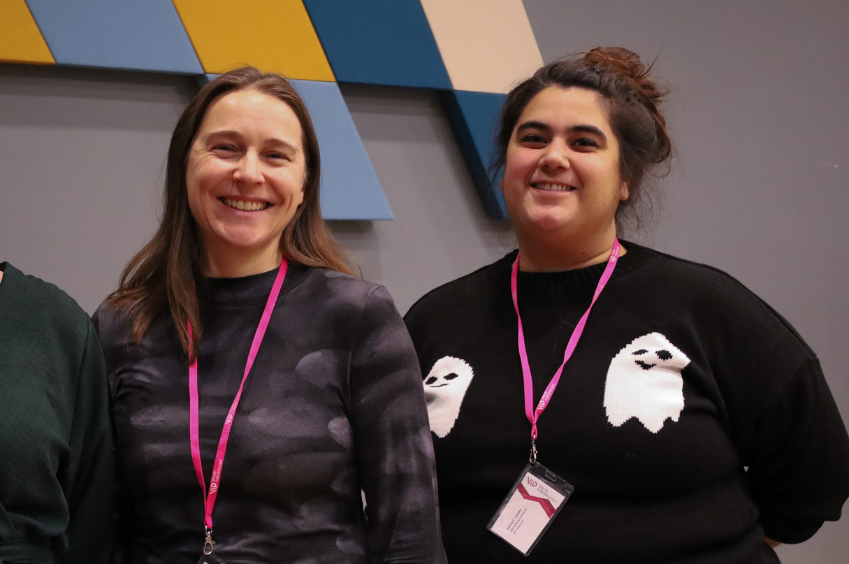 Frøydis Sund og Carina Carlsen.