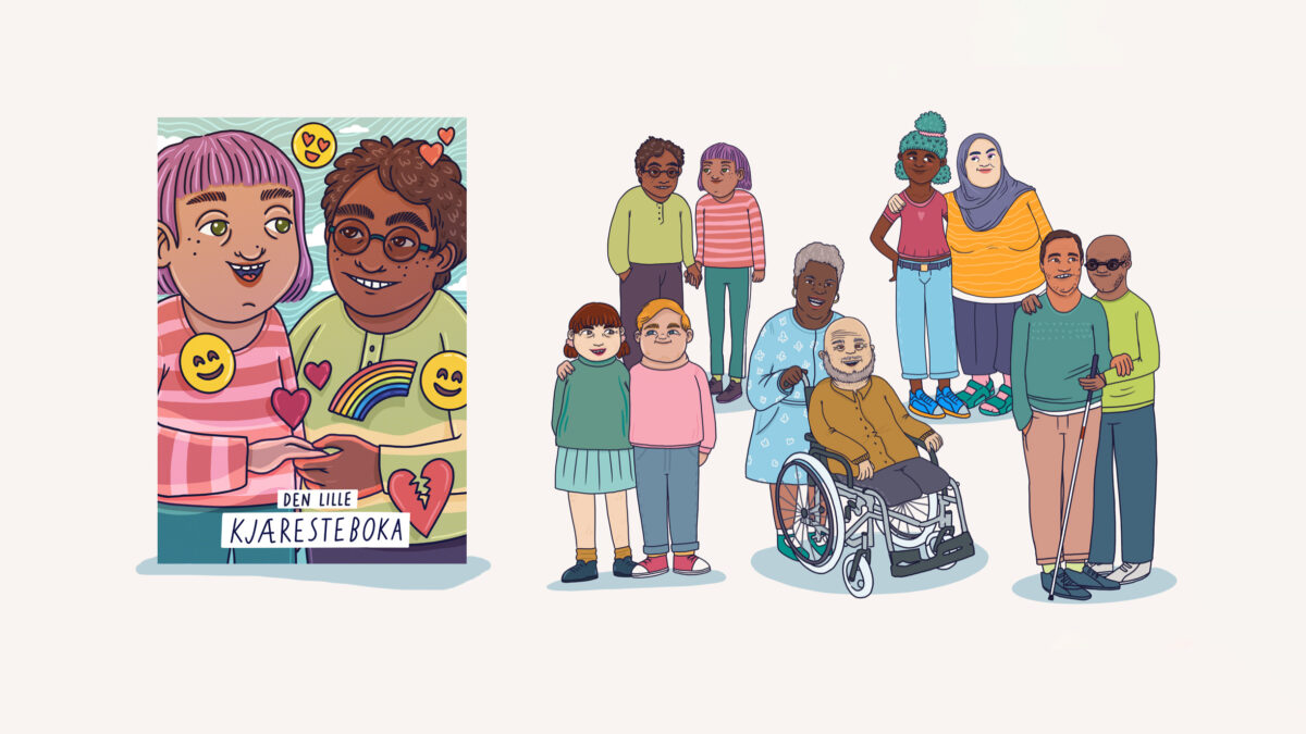 
			Bilde av omslaget til kjæresteboka.			