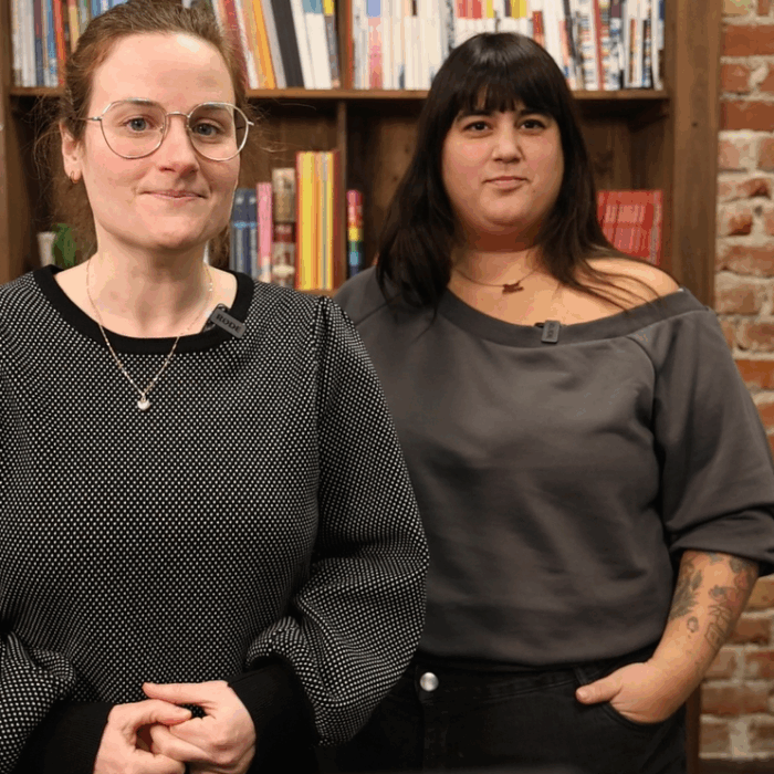 Kristina Miklavich og Carina Carlsen.